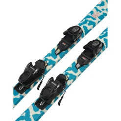 K2 Luv Bug Skis + FDT 7.0 Bindings - Kids' 2024-Kids Skis|Kids Ski Packages