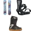 K2 Medium Snowboard + Formula Snowboard Bindings + Overdraft Snowboard Boots 2025- Snowboards, Bindings & Boots|Snowboard Packages
