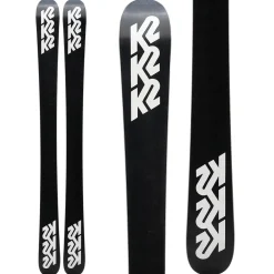 K2 Omen Jr Skis + FDT 4.5 Large Plate Bindings - Kids' 2025-Kids Skis|Kids Ski Packages