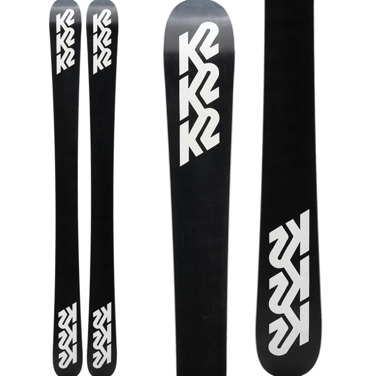 K2 Omen Jr Skis + FDT 4.5 Large Plate Bindings - Kids' 2025-Kids Skis|Kids Ski Packages