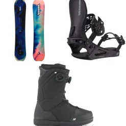 K2 Passport Snowboard + Bond Snowboard Bindings + Maysis Snowboard Boots 2025- Snowboards, Bindings & Boots|Snowboard Packages