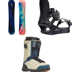 K2 Passport Snowboard ?+ Network Snowboard Bindings + Trance Snowboard Boots - Women's 2025- Snowboards, Bindings & Boots|Snowboard Packages
