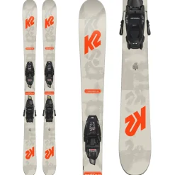 K2 Poacher Jr Skis + 7.0 FDT Bindings - Kids' 2024-Kids Skis|Kids Ski Packages
