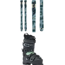 K2 Reckoner 92 W Skis - Women's + BFC 75 Ski Boots - Women's 2024- Skis, Boots & Bindings|Skis With Bindings
