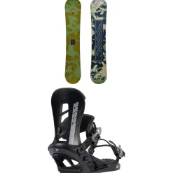 K2 Standard Snowboard + Sonic Snowboard Bindings 2025- Snowboards With Bindings|Snowboard Packages