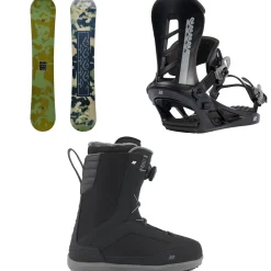 K2 Standard Snowboard + Sonic Snowboard Bindings + Raider Snowboard Boots 2025- Snowboards, Bindings & Boots|Snowboard Packages
