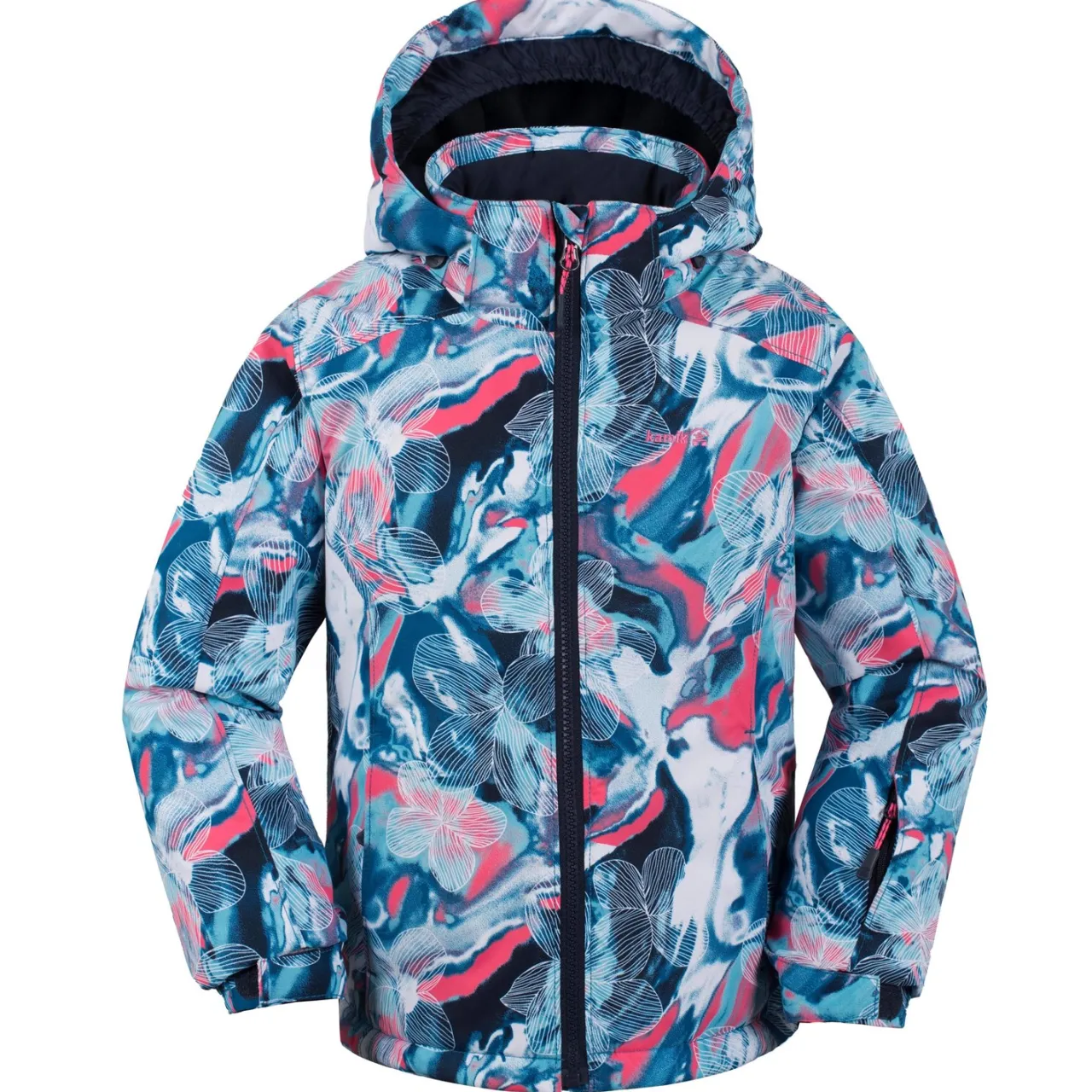 Kamik Tallie Floressence Jacket - Girls'-Kids Kids Jackets|Girls Snow Clothing