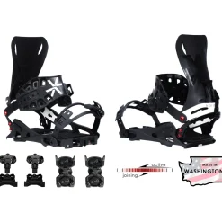Karakoram Ultra Ranger + Split Interface Splitboard Bindings 2025- Backcountry Snowboarding|Snowboard Bindings