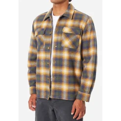 Katin Shiloh Solid Flannel - Men's- Casual Clothing|Shirts