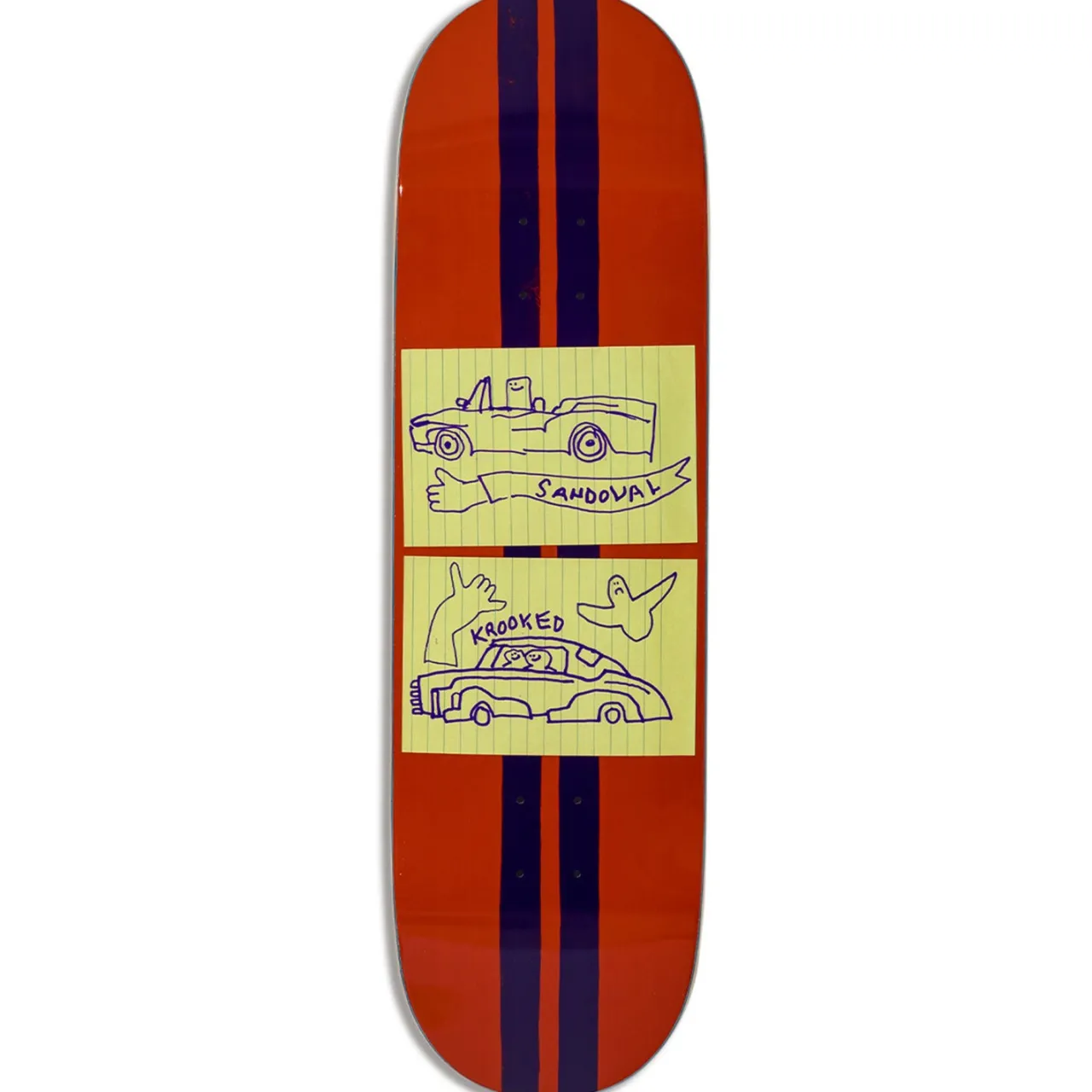 Krooked Sondoval Racecar 9.02 Skateboard Deck- Decks
