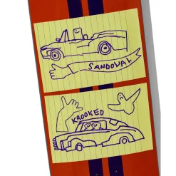 Krooked Sondoval Racecar 9.02 Skateboard Deck- Decks