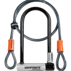 Kryptonite KryptoLok STD U-Lock with 4' Flex Cable- Locks