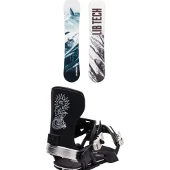 Lib Tech Cold Brew C2 Snowboard + Bent Metal Transfer Snowboard Bindings 2024- Snowboards With Bindings|Snowboard Packages