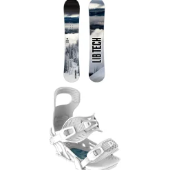 Lib Tech Cold Brew C2 Snowboard + Bent Metal Logic Snowboard Bindings 2025- Snowboards With Bindings|Snowboard Packages