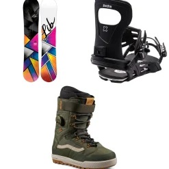 Lib Tech Cortado C2 Snowboard + Bent Metal Metta Snowboard Bindings + Vans Luna Ventana Pro Snowboard Boots - Women's 2024- Snowboards, Bindings & Boots|Snowboard Packages