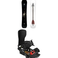 Lib Tech EJack Knife C3 Snowboard + Bent Metal Transfer Snowboard Bindings 2025- Snowboards With Bindings|Snowboard Packages