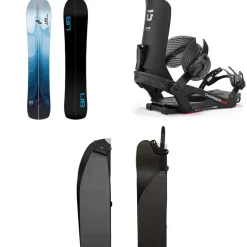 Lib Tech Escalator Splitboard + Union Charger Pro Splitboard Bindings + Karakoram Smart Skins 2025- Splitboard Packages|Backcountry Snowboarding