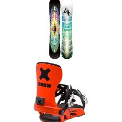 Lib Tech T.Rice Pro HP C2 Snowboard + Bent Metal Axtion Snowboard Bindings 2024- Snowboards With Bindings|Snowboard Packages