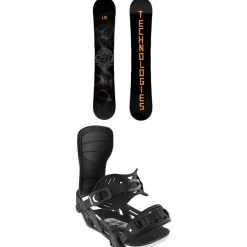 Lib Tech TRS C3 Snowboard + Bent Metal Axtion Snowboard Bindings 2025- Snowboards With Bindings|Snowboard Packages