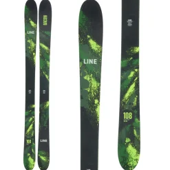 Line Skis Bacon 108 Skis + Look Pivot 15 GW Ski Bindings 2024- Skis With Bindings|Skis With Bindings