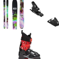Line Skis Pandora 92 Skis + Salomon Strive 12 GW Ski Bindings + Atomic Hawx Ultra 100 GW Ski Boots 2025- Skis, Boots & Bindings|Skis With Bindings
