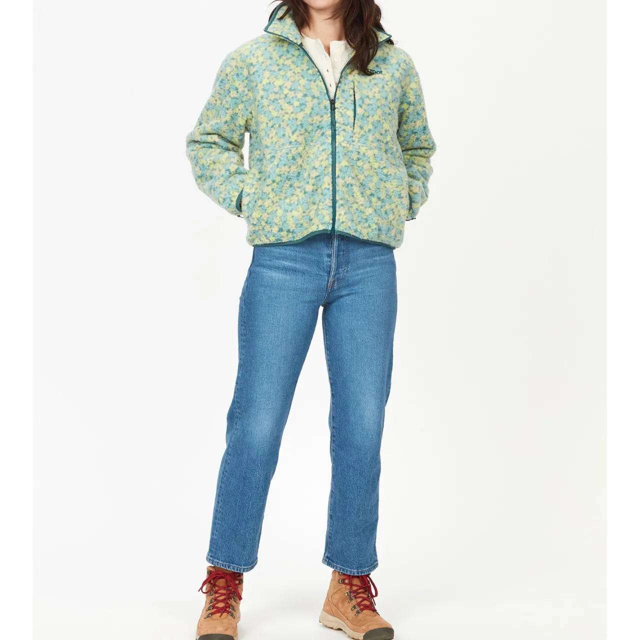 Marmot Aros Printed Fleece Jacket - Women's-Women Casual Clothing|Snow Clothing