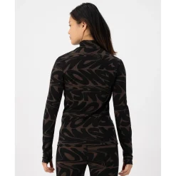 MONS ROYALE Cascade Mock Neck Top - Women's-Women Base Layers|Snow Clothing