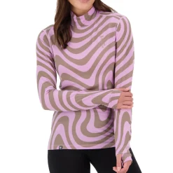 MONS ROYALE Cascade Mock Neck Top - Women's-Women Base Layers|Snow Clothing