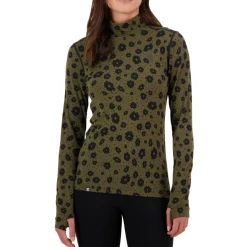 MONS ROYALE Cascade Mock Neck Top - Women's-Women Base Layers|Snow Clothing