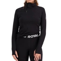MONS ROYALE Olympus Half Zip Top - Women's-Women Base Layers|Snow Clothing