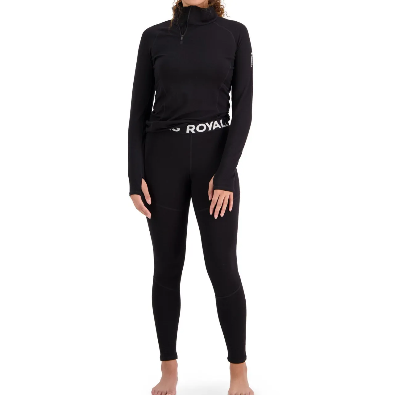 MONS ROYALE Olympus Half Zip Top - Women's-Women Base Layers|Snow Clothing