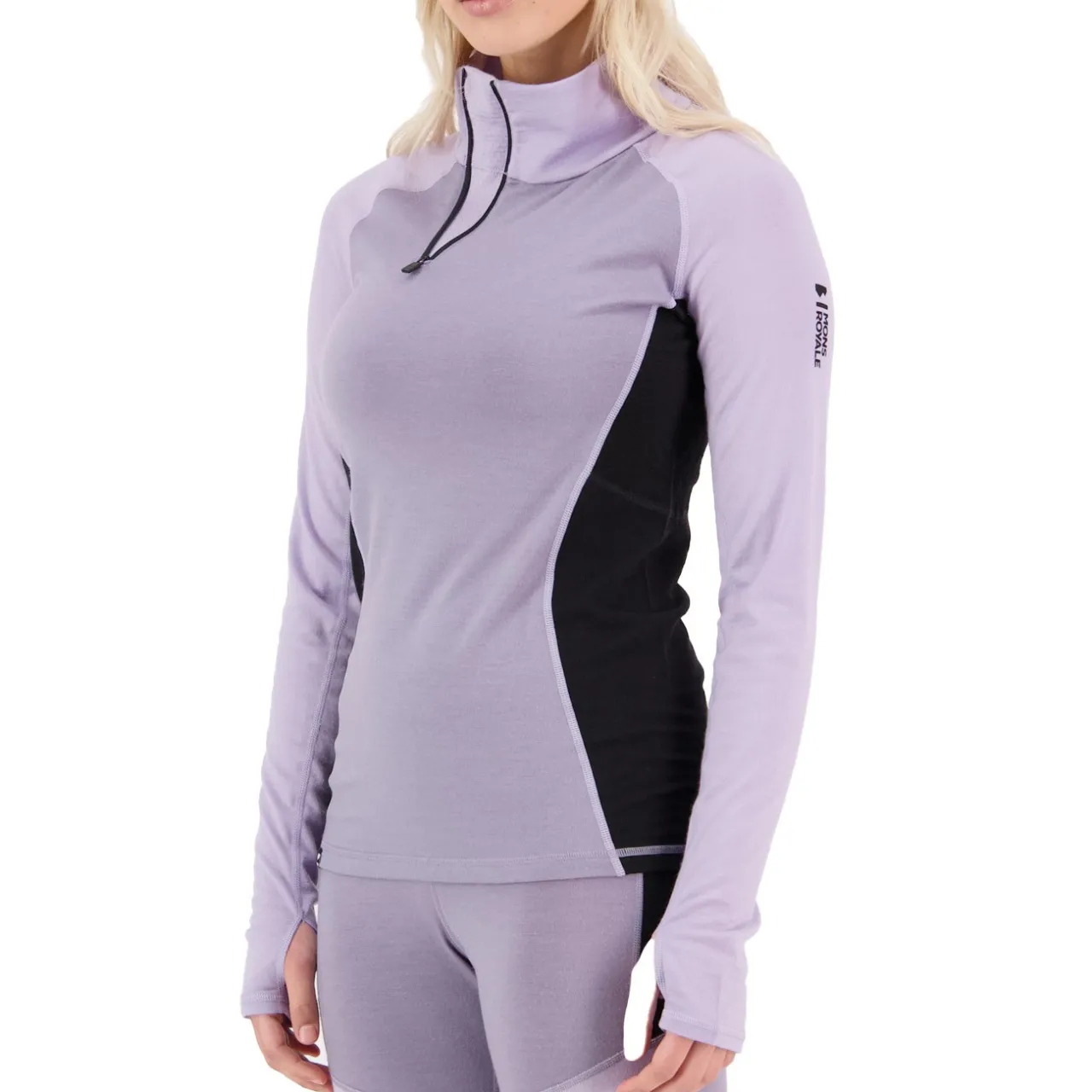 MONS ROYALE Olympus Half Zip Top - Women's-Women Base Layers|Snow Clothing