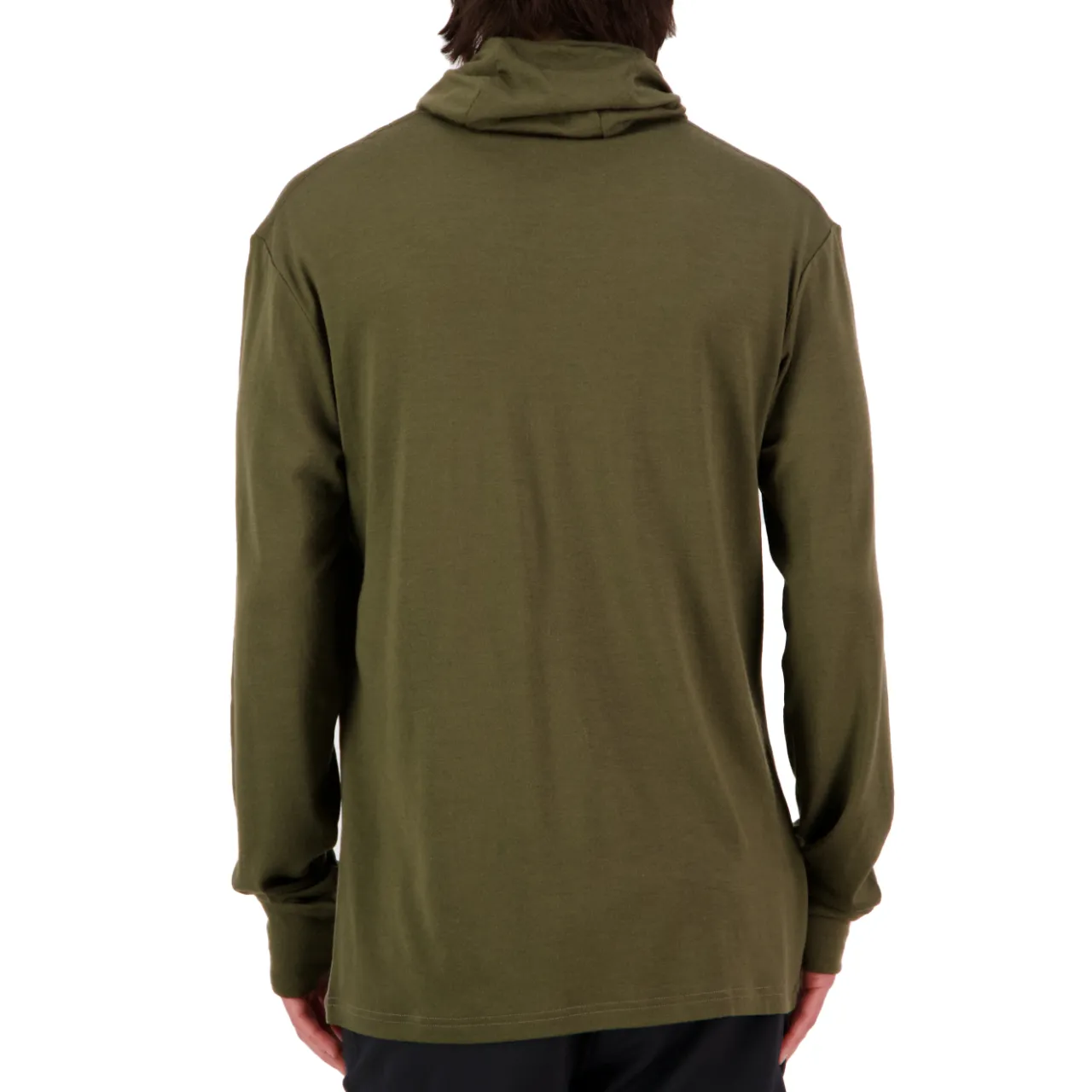 MONS ROYALE Yotei Powder Long-Sleeve Hoodie - Men's- Base Layers|Snow Clothing