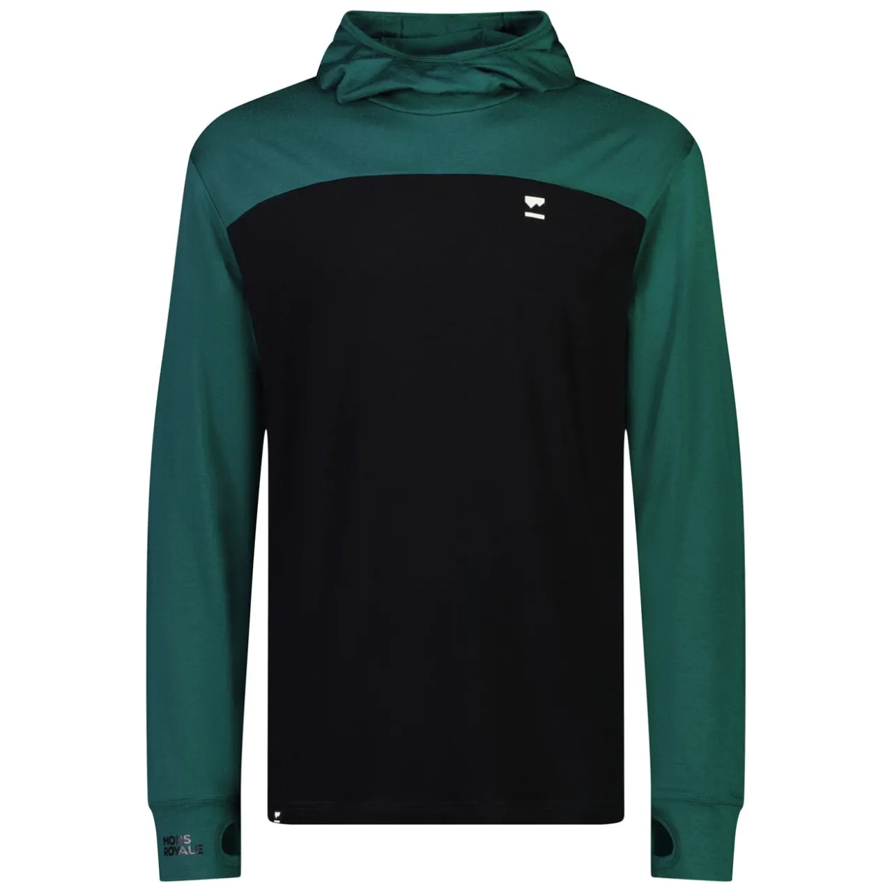 MONS ROYALE Yotei Powder Long-Sleeve Hoodie - Men's- Base Layers|Snow Clothing