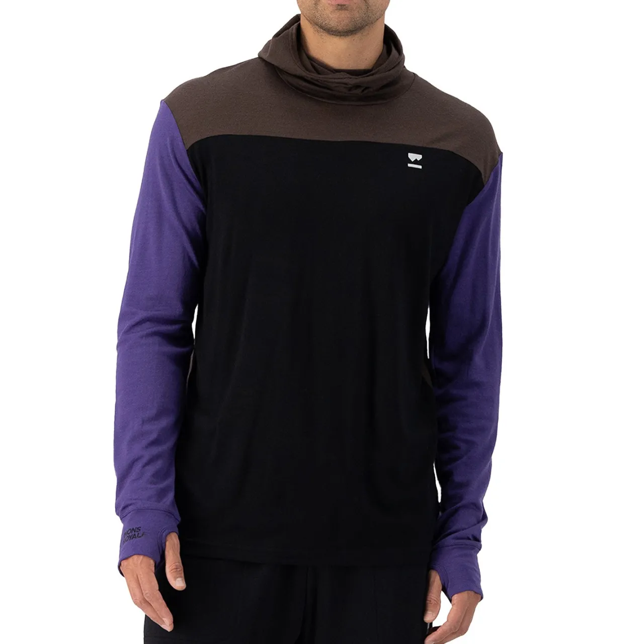 MONS ROYALE Yotei Power Hood Long-Sleeve Top - Men's- Base Layers|Snow Clothing