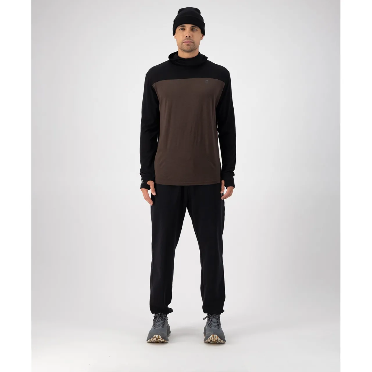 MONS ROYALE Yotei Power Hood Long-Sleeve Top - Men's- Base Layers|Snow Clothing