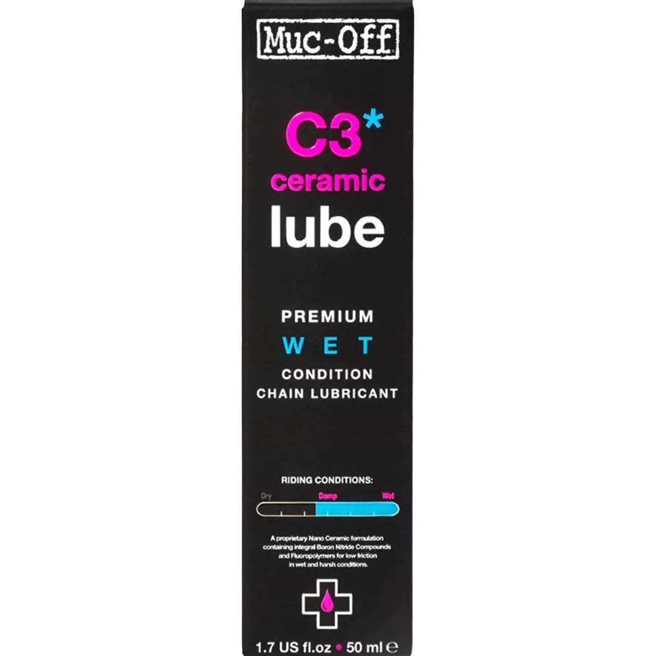 Muc-Off C3 Wet Ceramic 50ml Bike Chain Lube- Lubes & Greases