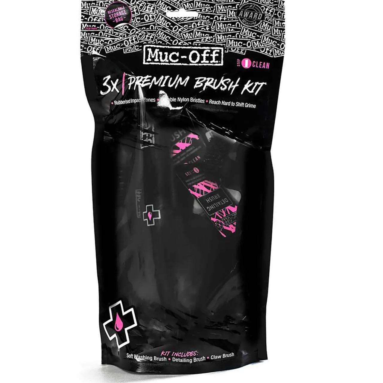 Muc-Off Three Brush Set- Cleaning Supplies