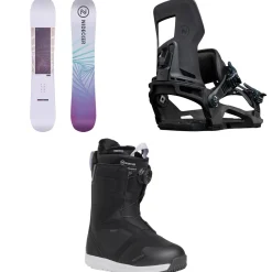 Nidecker Astral Snowboard + Muon-W Snowboard Bindings + Cascade Snowboard Boots - Women's 2025- Snowboards, Bindings & Boots|Snowboard Packages