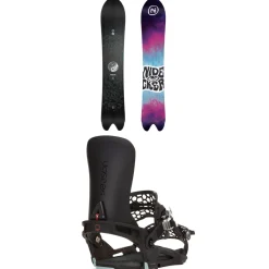 Nidecker Beta APX Snowboard + Season Universal Snowboard Bindings 2025- Snowboards With Bindings|Snowboard Packages