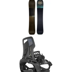Nidecker Escape Plus Snowboard + Supermatic Snowboard Bindings 2025- Snowboard Packages