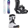 Nidecker Mellow Snowboard + Kaon Snowboard Bindings + Rift Snowboard Boots 2025- Snowboards, Bindings & Boots|Snowboard Packages