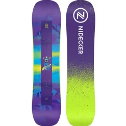 Nidecker Micron Magic Snowboard + Flow Micron Snowboard Bindings - Kids' 2025-Kids Kids Snowboard Packages|Snowboard Packages