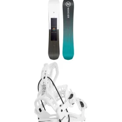 Nidecker Score Snowboard + Flow Fenix Snowboard Bindings 2025- Snowboards With Bindings|Snowboard Packages
