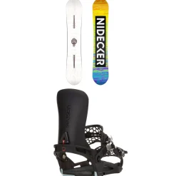 Nidecker Sensor Pro Snowboard + Season Universal Snowboard Bindings 2025- Snowboards With Bindings|Snowboard Packages
