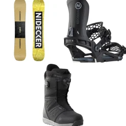 Nidecker Sensor Team Snowboard + Kaon Snowboard Bindings + Altai Snowboard Boots 2025- Snowboards, Bindings & Boots|Snowboard Packages