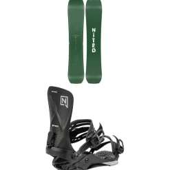 Nitro Banker Snowboard + Phantom Snowboard Bindings 2025- Snowboards With Bindings|Snowboard Packages