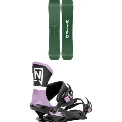Nitro Banker Snowboard + Team Pro Snowboard Bindings 2025- Snowboards With Bindings|Snowboard Packages