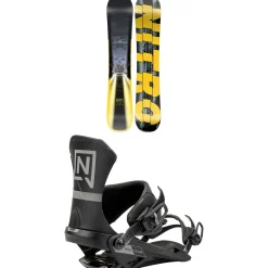 Nitro Beast Snowboard + Team Pro Snowboard Bindings 2025- Snowboards With Bindings|Snowboard Packages