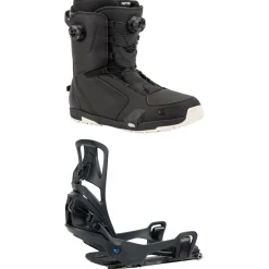 Nitro Darkseid Step On Boa Snowboard Boots + Burton Step On Splitboard Bindings 2025- Step On Packages|Snowboard Packages